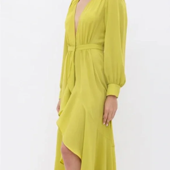Chic Lime Green High Low Dress - Picture 2 of 6
